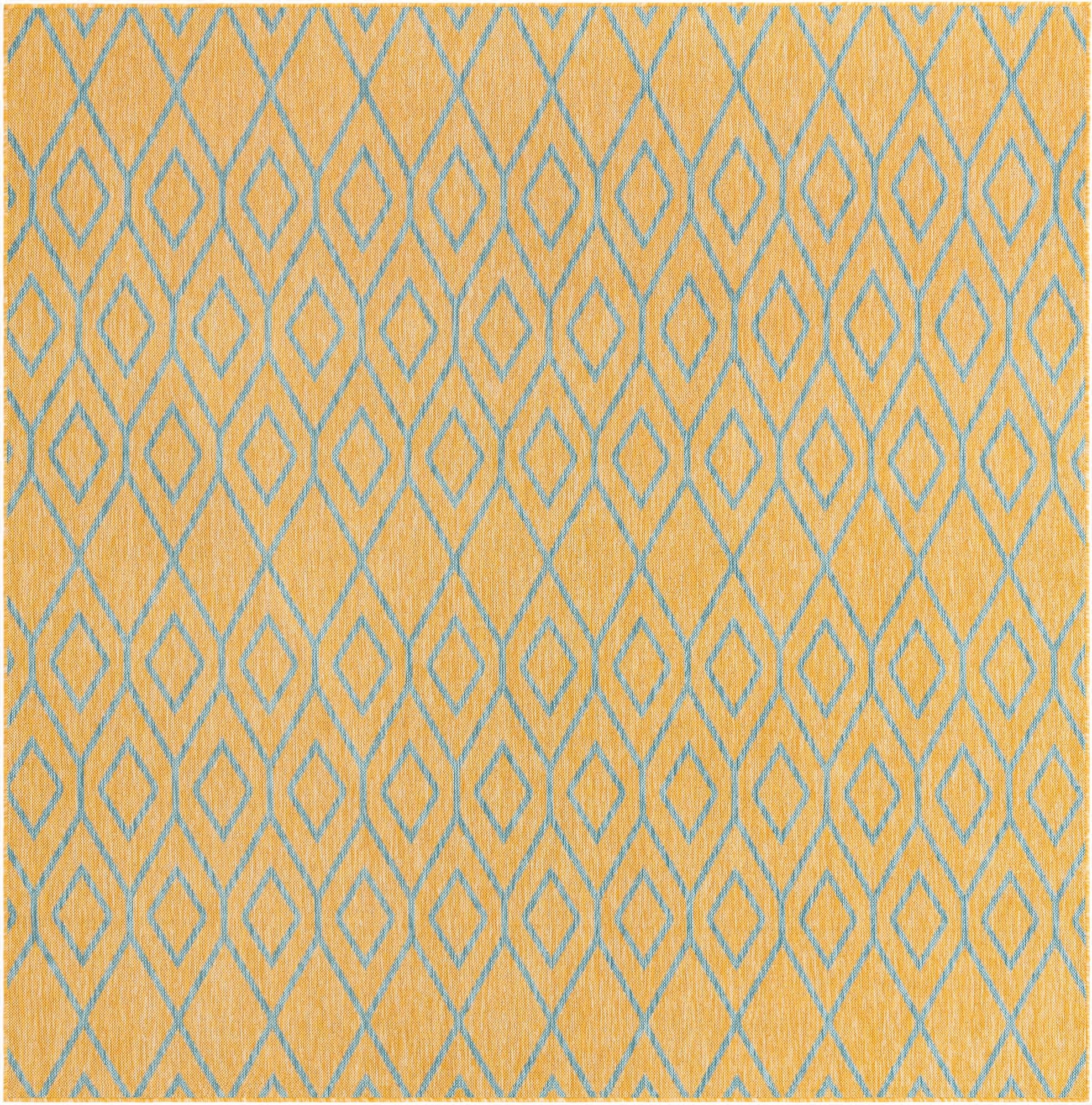  7' 10 x 7' 10  Washable Jill Zarin Turks and Caicos Indoor / Outdoor Square Rug