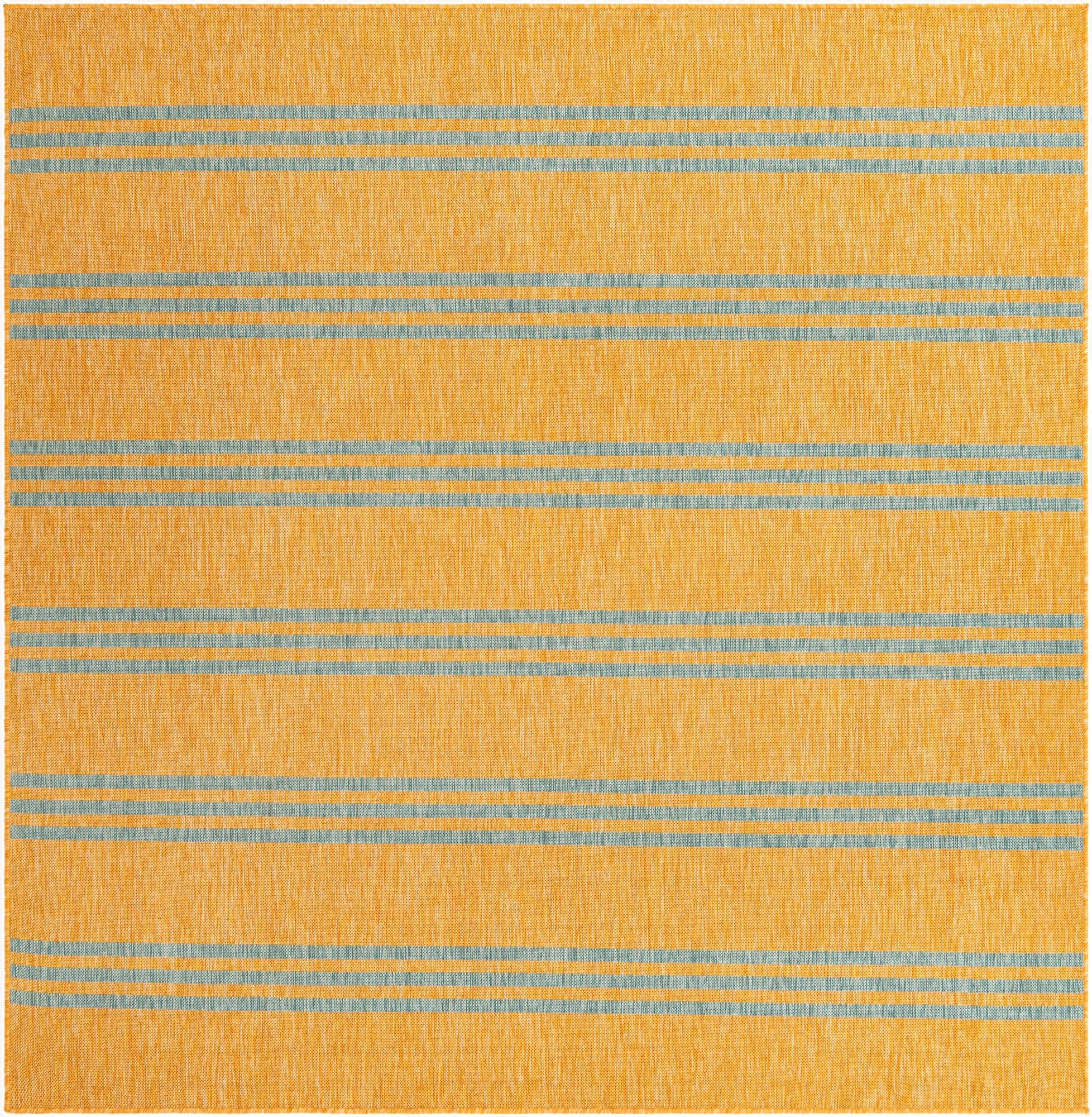  7' 10 x 7' 10  Washable Jill Zarin Anguilla Indoor / Outdoor Square Rug