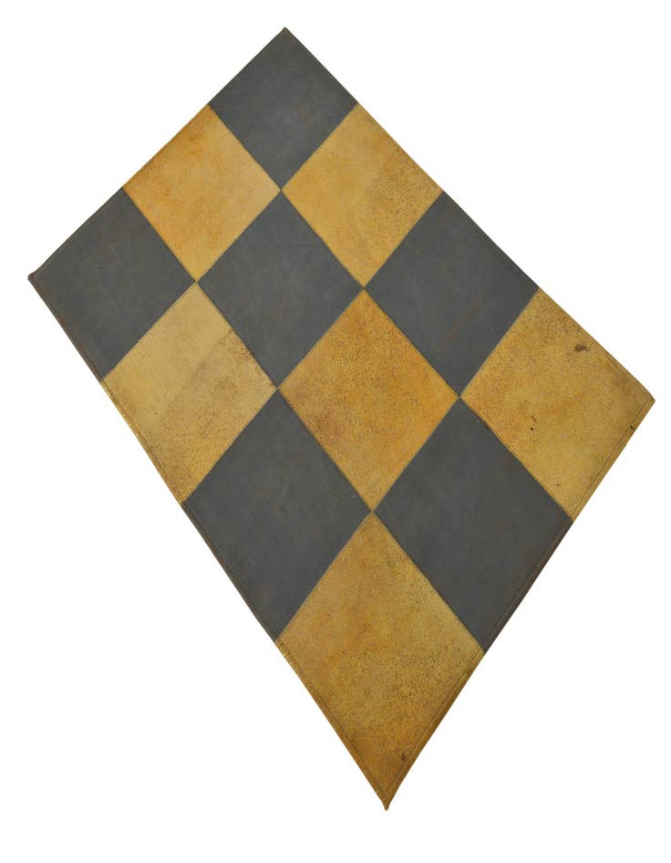 Detail image of  2' 1 x 3' 1 Cowhide Leather Rug