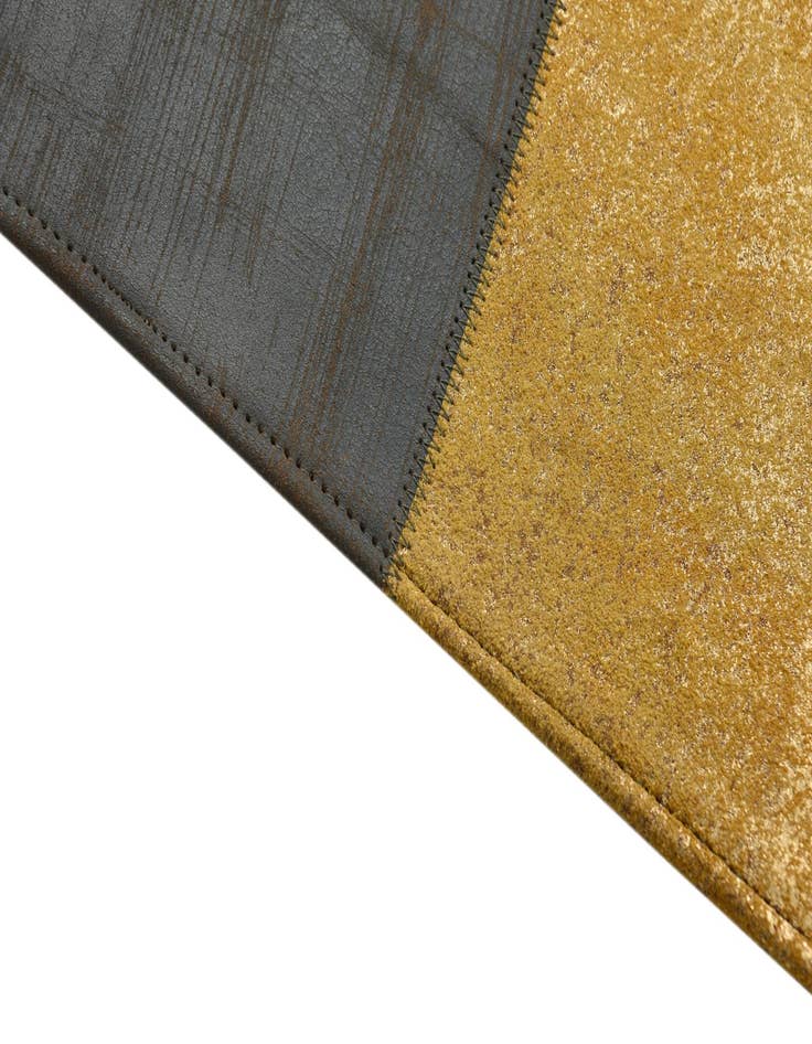 Detail image of  2' 1 x 3' 1 Cowhide Leather Rug