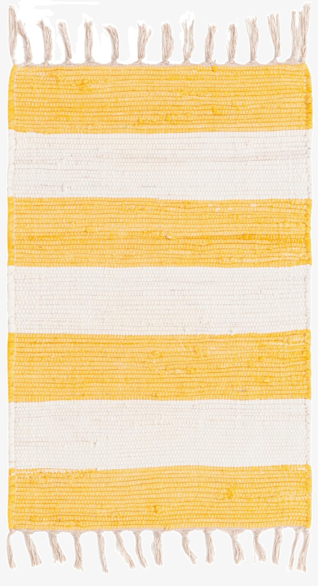 Primary image  2' 2 x 3' 1  Hand Woven Chindi Rag Rug