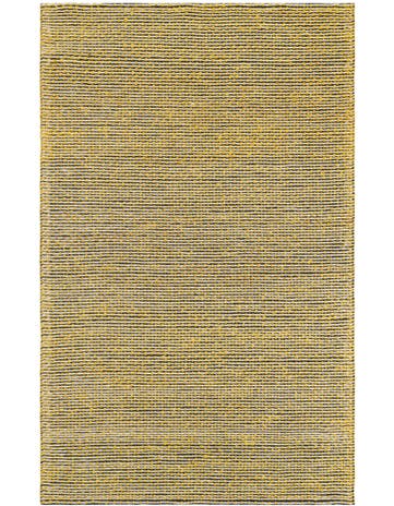 5' 1 x 8' Hand Woven Seaside Pearl Jute Rug