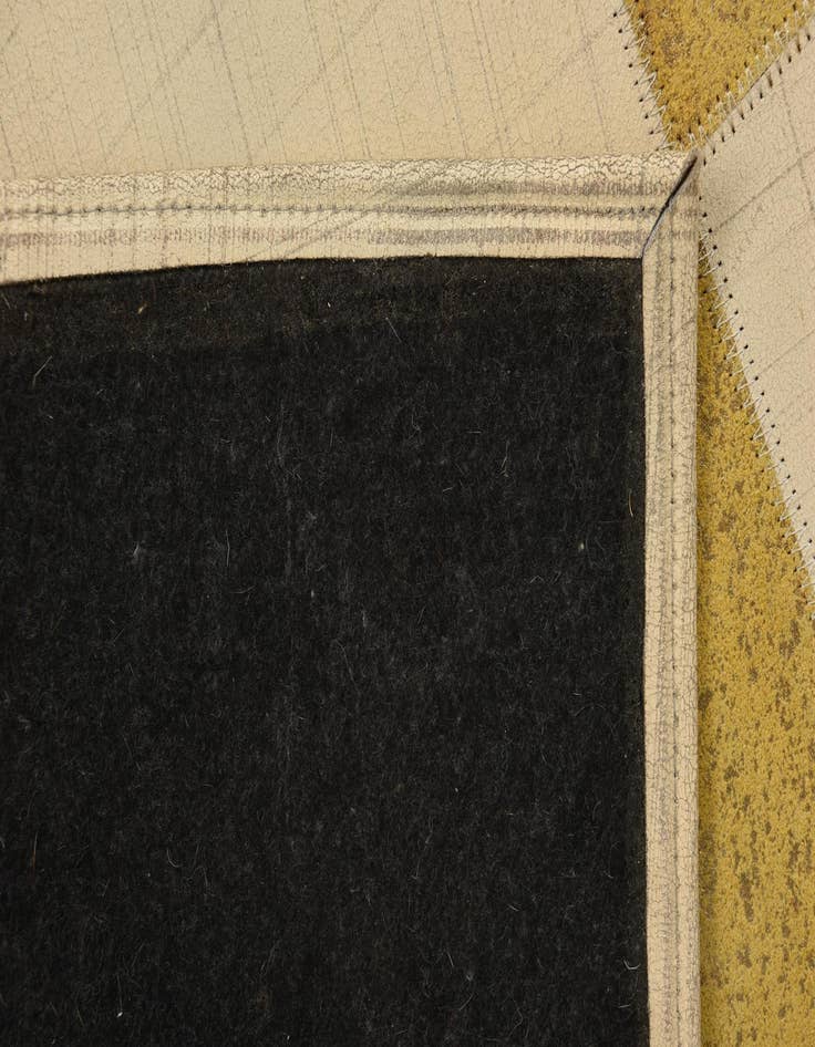 Detail image of  2' 1 x 3' 1 Cowhide Leather Rug