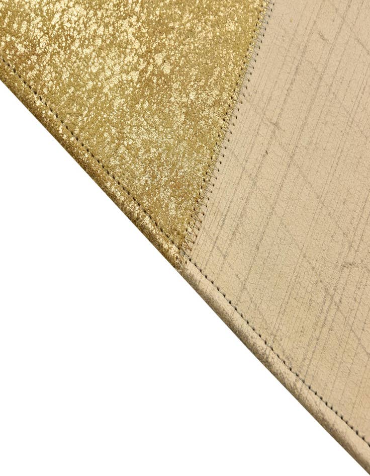 Detail image of  2' 1 x 3' 1 Cowhide Leather Rug