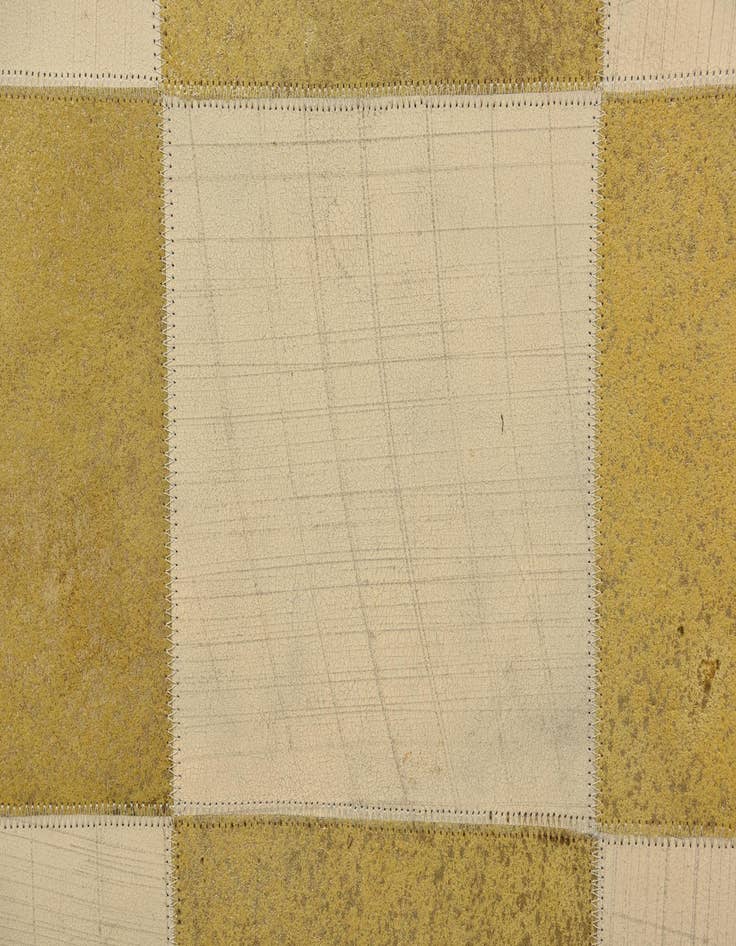 Detail image of  2' 1 x 3' 1 Cowhide Leather Rug