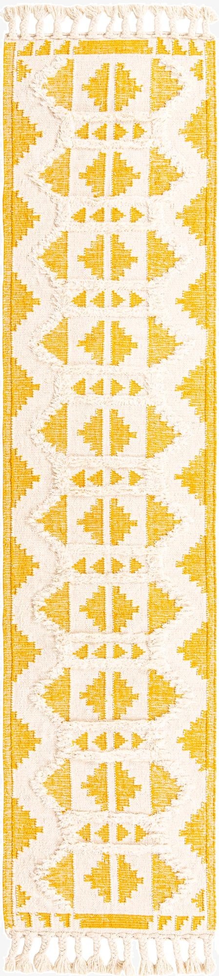  2' 7 x 13' 1  Hand Woven Arizona Wool Runner Rug