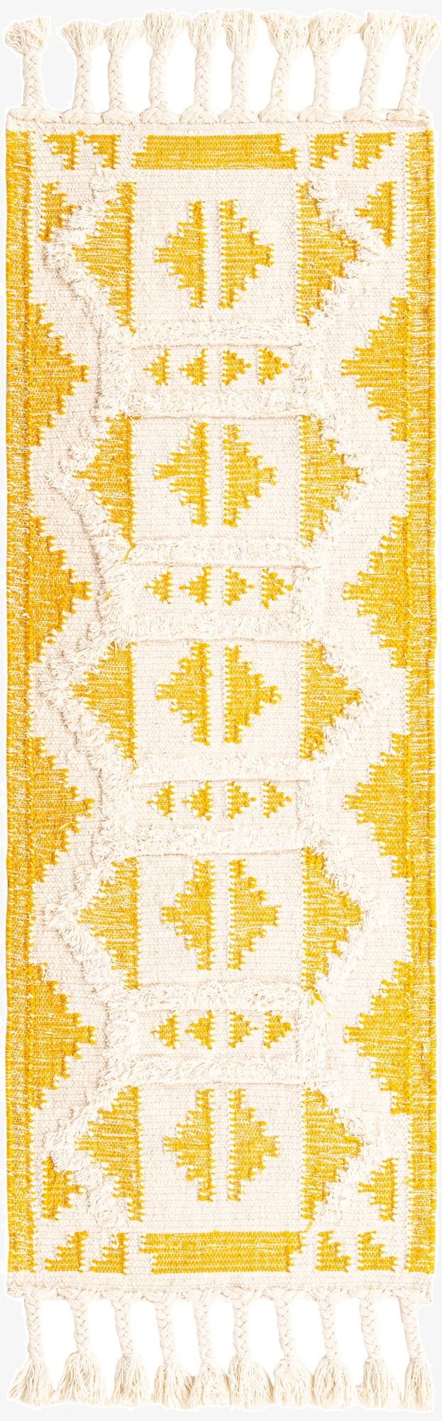  2' 2 x 6' 1  Hand Woven Arizona Wool Runner Rug