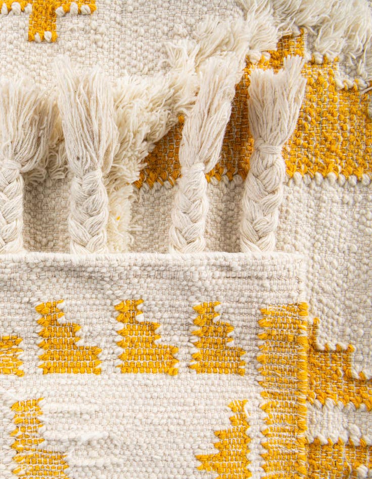 Detail image of  8' x 8'  Hand Woven Arizona Wool Square Rug