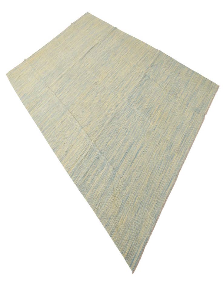 Detail image of  6' 7 x 9' 10  Hand Woven Kilim Modern Wool Rug