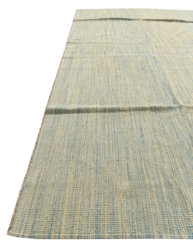 Detail image of  6' 7 x 9' 10  Hand Woven Kilim Modern Wool Rug