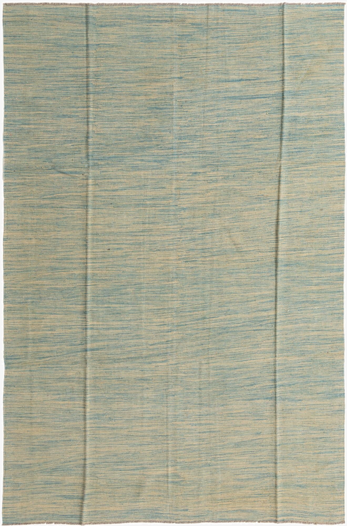  6' 7 x 9' 10  Hand Woven Kilim Modern Wool Rug