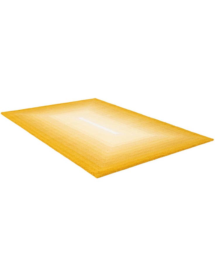 Detail image of  4' 1 x 6' 1 Ombre Wool Rug