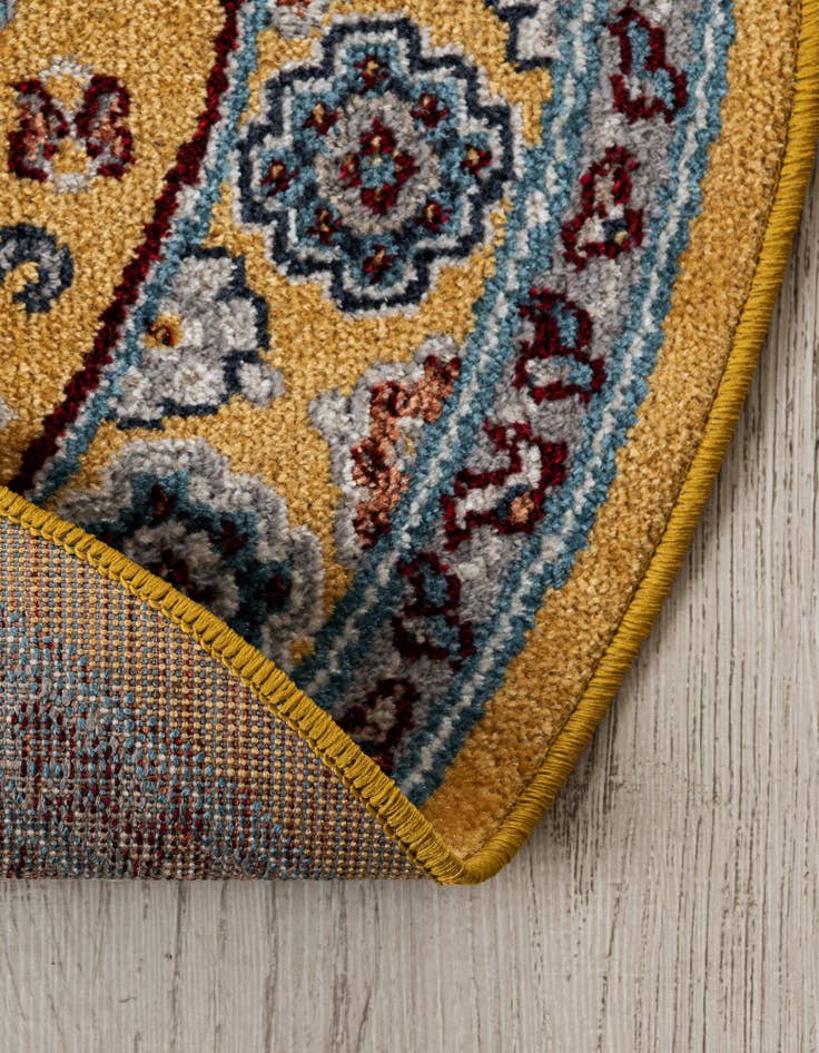 Detail image of  5' 3 x 5' 3 Kamala Washable Round Rug