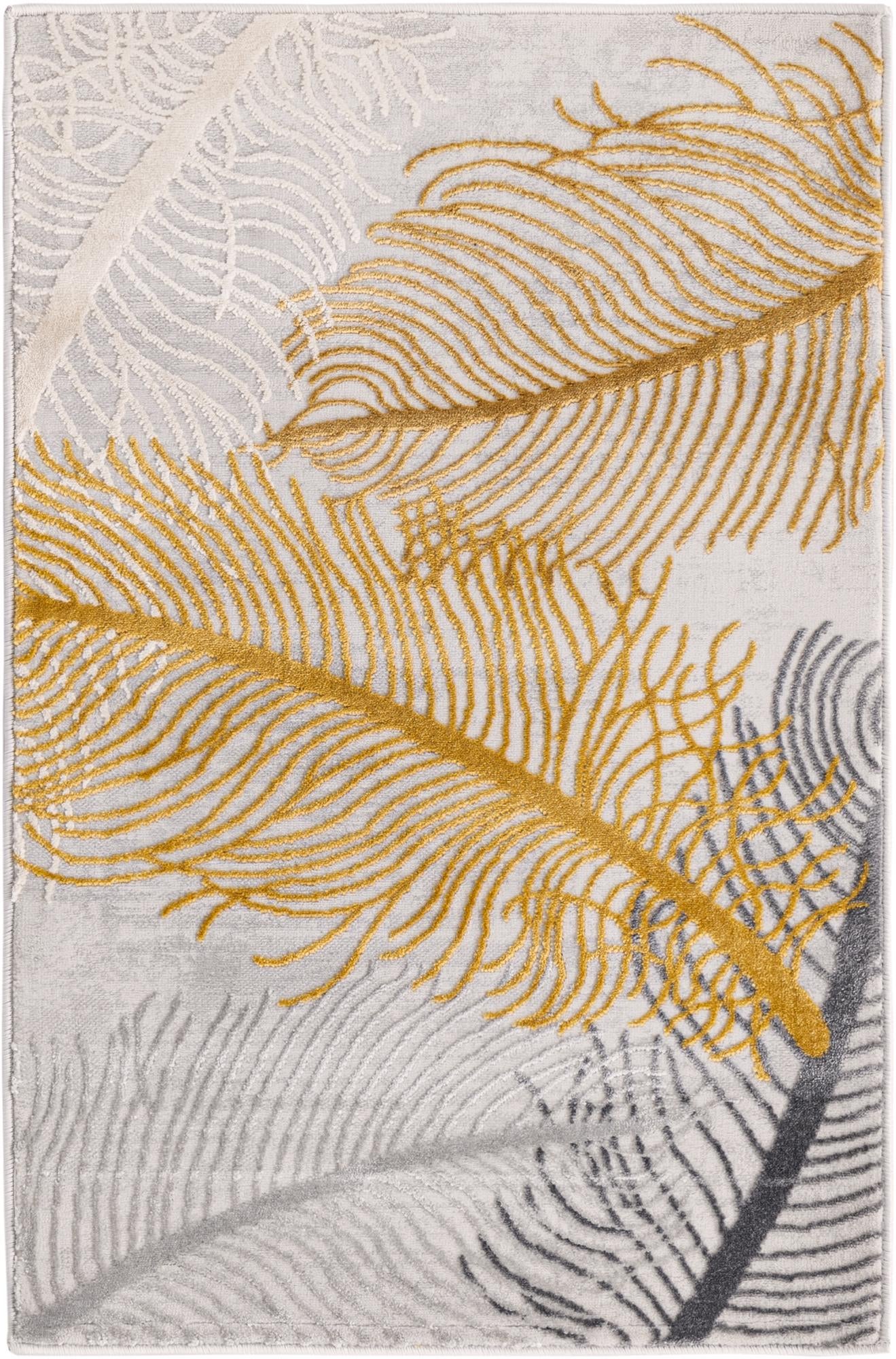 Rug Yellow Gray Swatch link