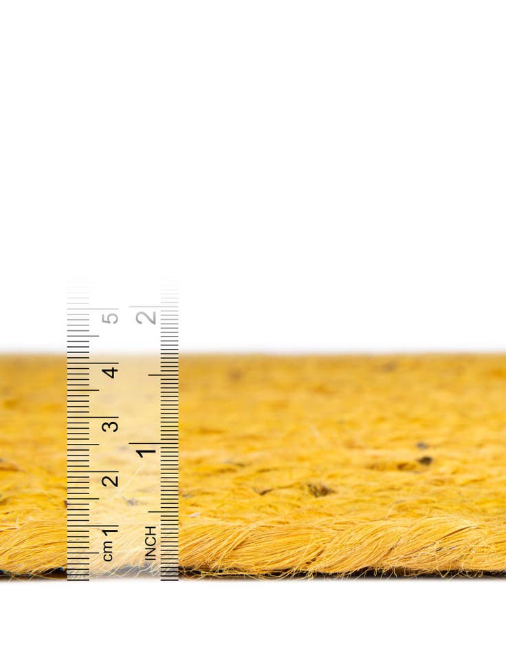 Detail image of  2' 2 x 3' 7  Hand Braided Jute Hearth Rug