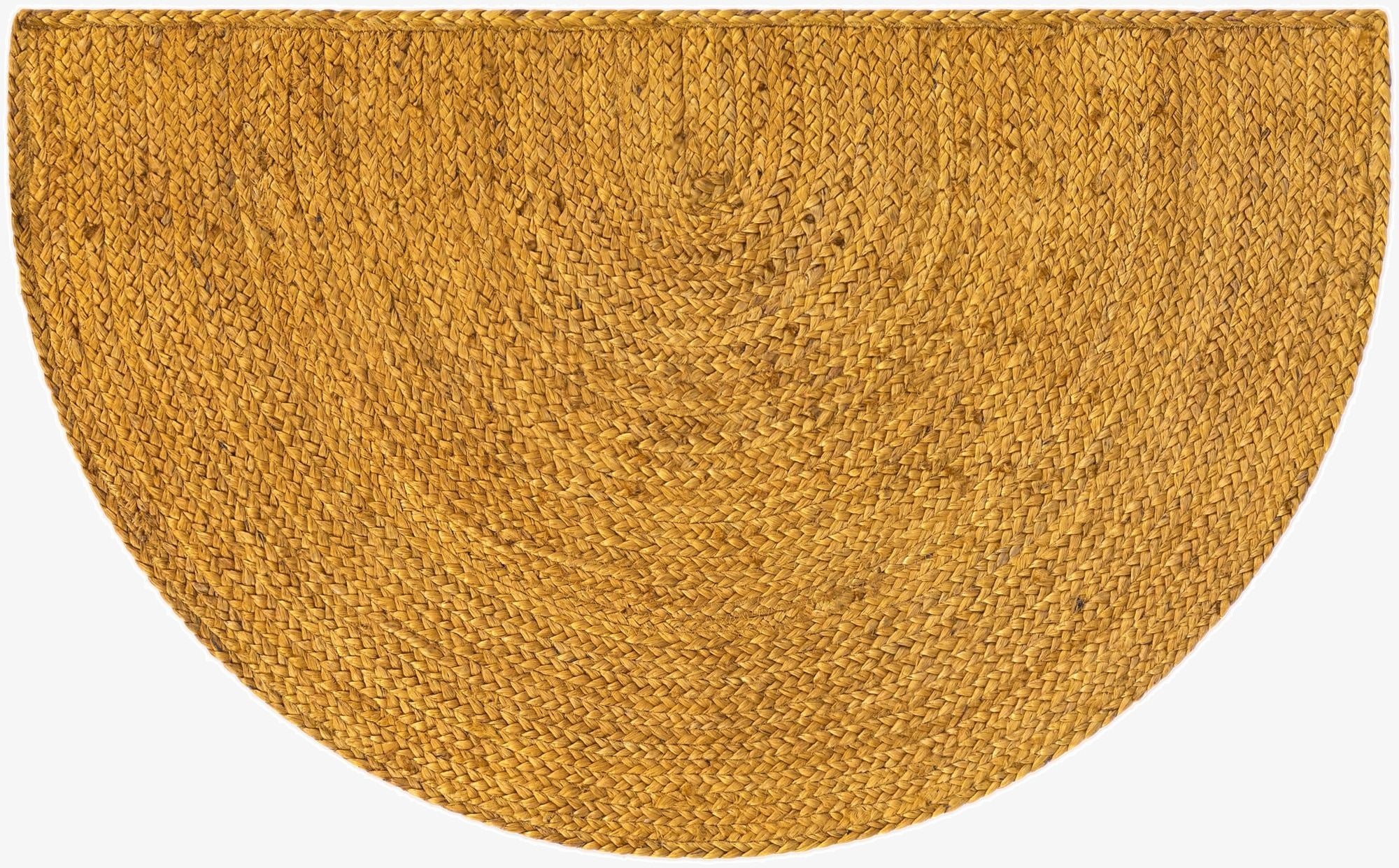  2' 2 x 3' 7  Hand Braided Jute Hearth Rug