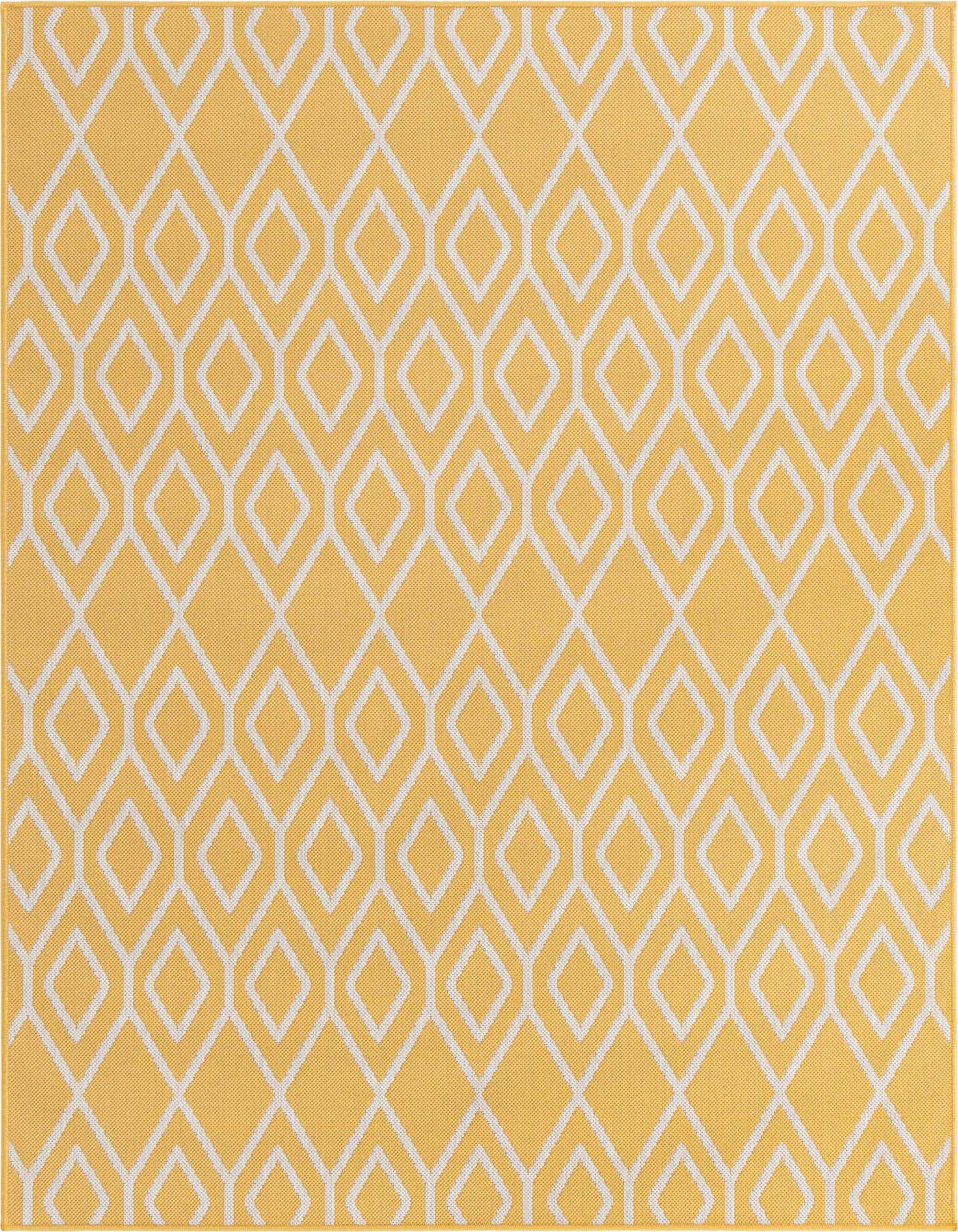 Primary image  Custom Yellow Ivory  Washable Jill Zarin Indoor / Outdoor Rug