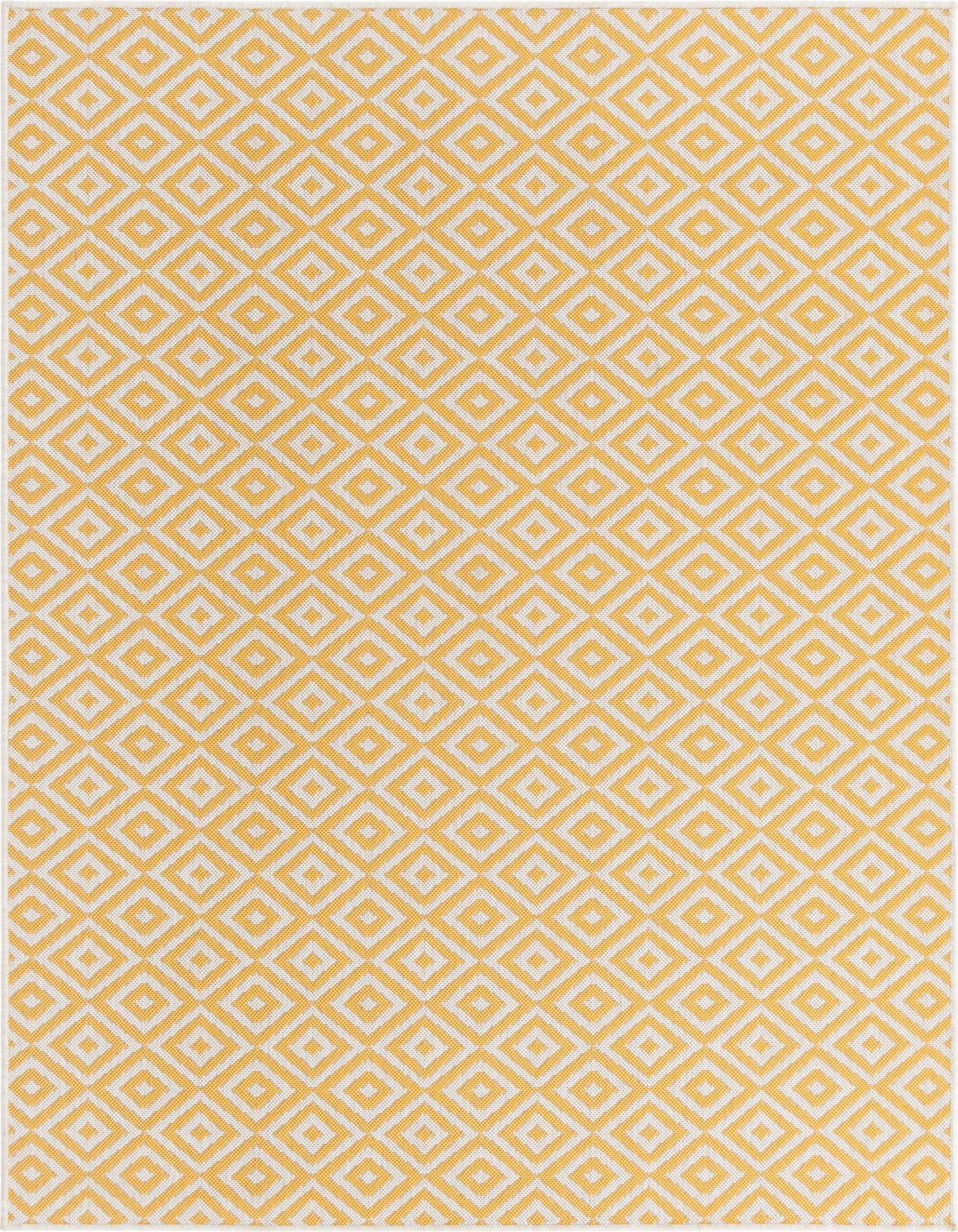 Primary image  Custom Yellow Ivory  Washable Jill Zarin Indoor / Outdoor Rug
