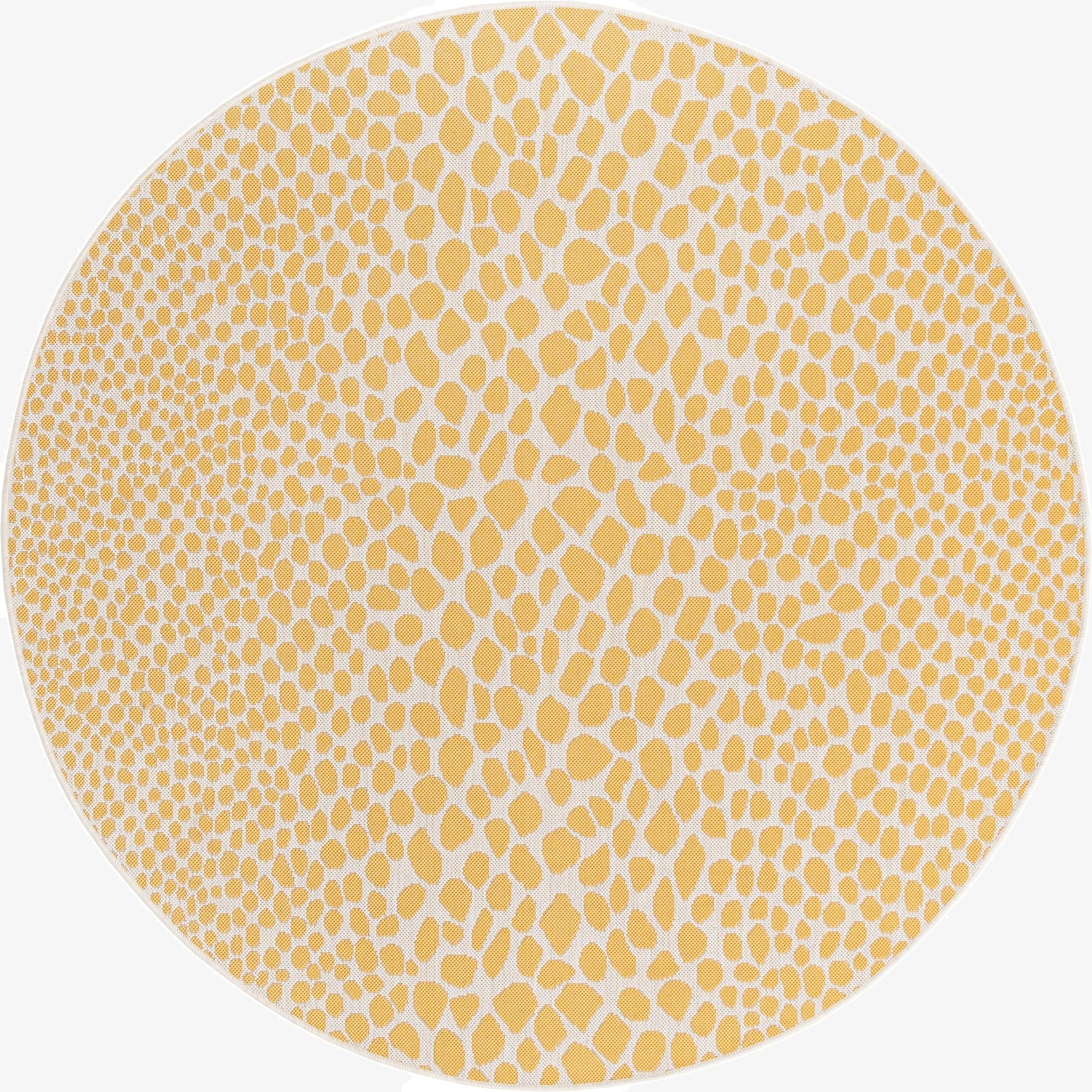  6' 7 x 6' 7  Washable Jill Zarin Cape Town Indoor / Outdoor Round Rug