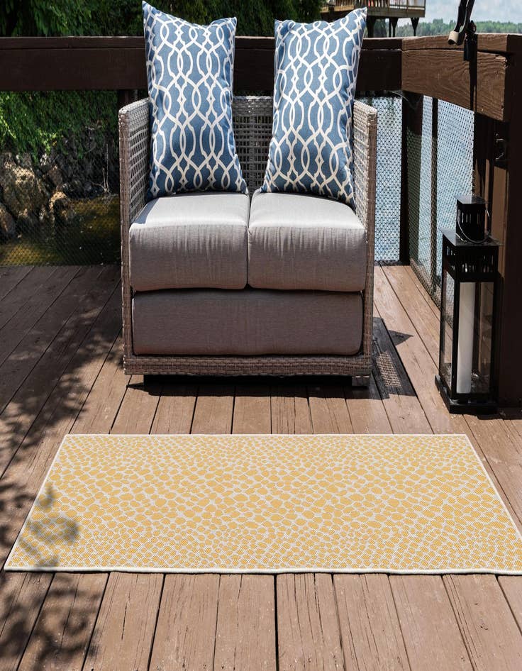 Detail image of  2' x 6'  Washable Jill Zarin Cape Town Indoor / Outdoor Runner Rug