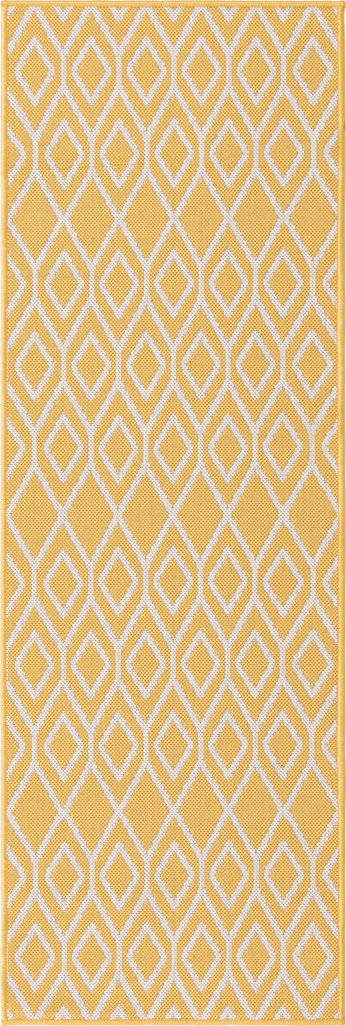  2' x 6'  Washable Jill Zarin Turks and Caicos Indoor / Outdoor Runner Rug