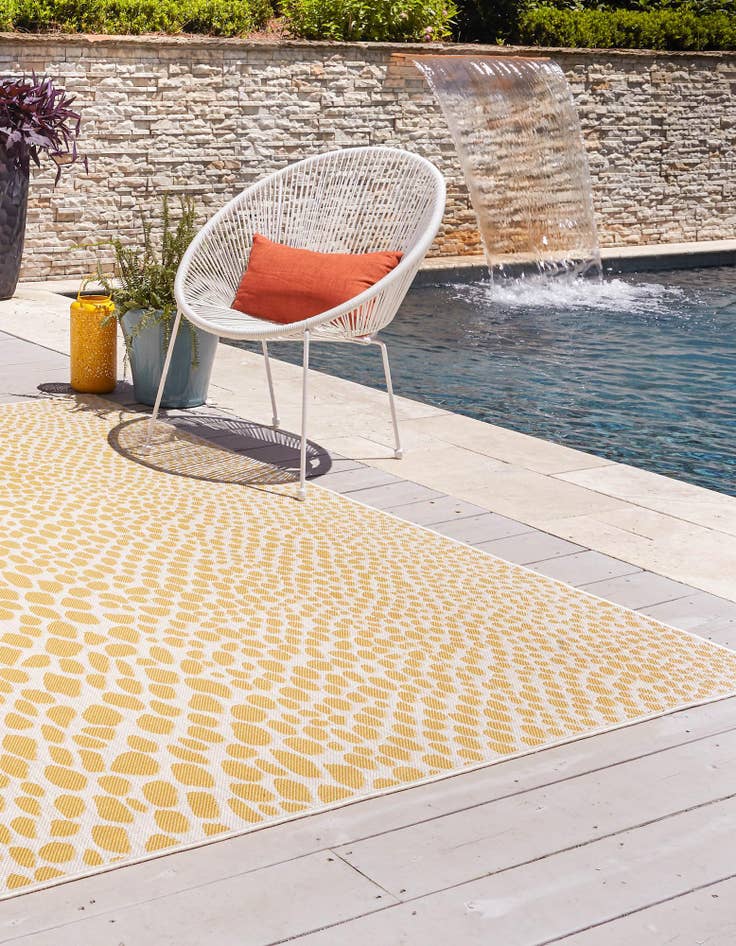 Detail image of  13' x 13'  Washable Jill Zarin Cape Town Indoor / Outdoor Square Rug