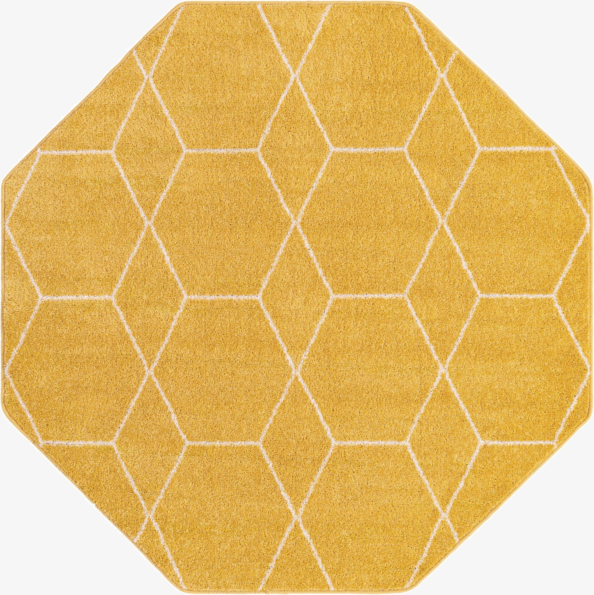  5' 3 x 5' 3 Lattice Frieze Octagon Rug