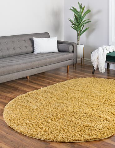  3' 3 x 5' 3 Everyday Shag Oval Rug