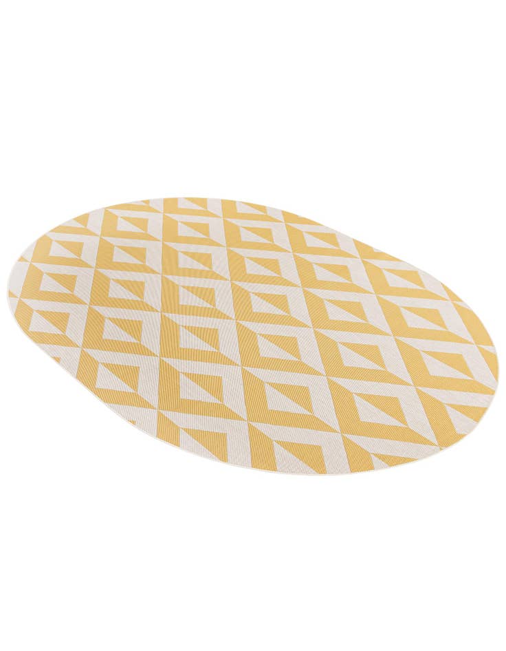 Detail image of  7' 10 x 10'  Washable Jill Zarin Napa Indoor / Outdoor Oval Rug