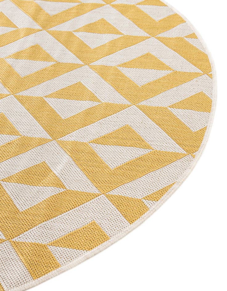 Detail image of  7' 10 x 10'  Washable Jill Zarin Napa Indoor / Outdoor Oval Rug