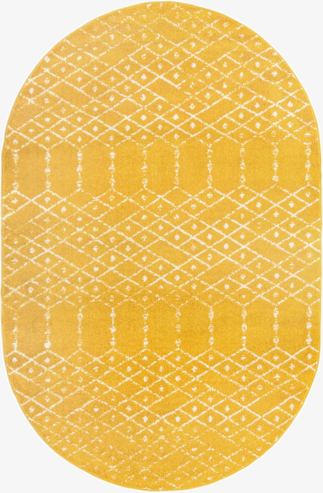 5' 3 x 8' Paxon Trellis Oval Rug