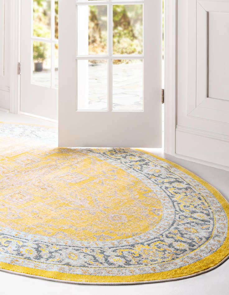Detail image of  7' 10 x 10' Santiago Oval Rug