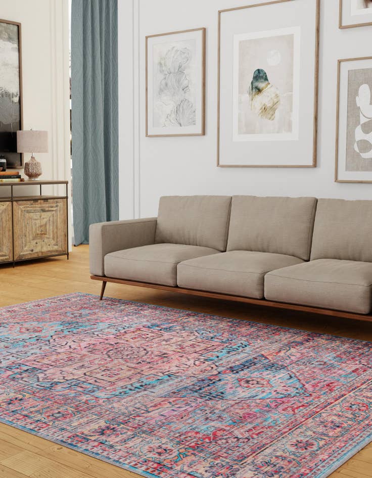 Detail image of  7' 3 x 10'  Washable Maahru Rug