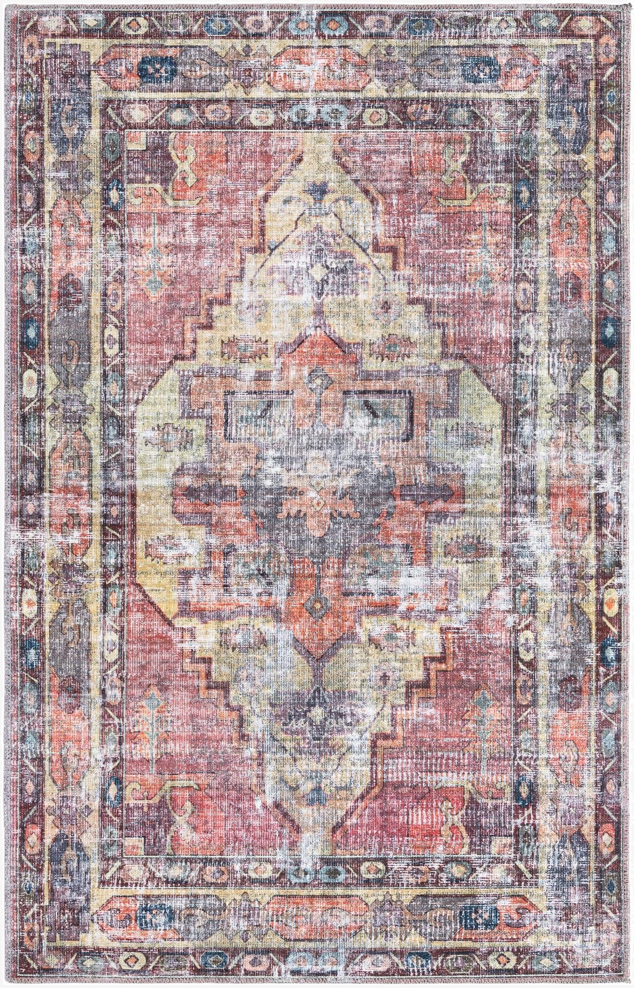 Primary image  4' x 6'  Washable Maahru Rug