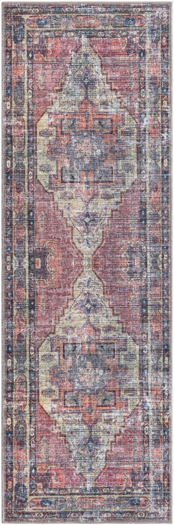  2' x 6'  Washable Maahru Runner Rug