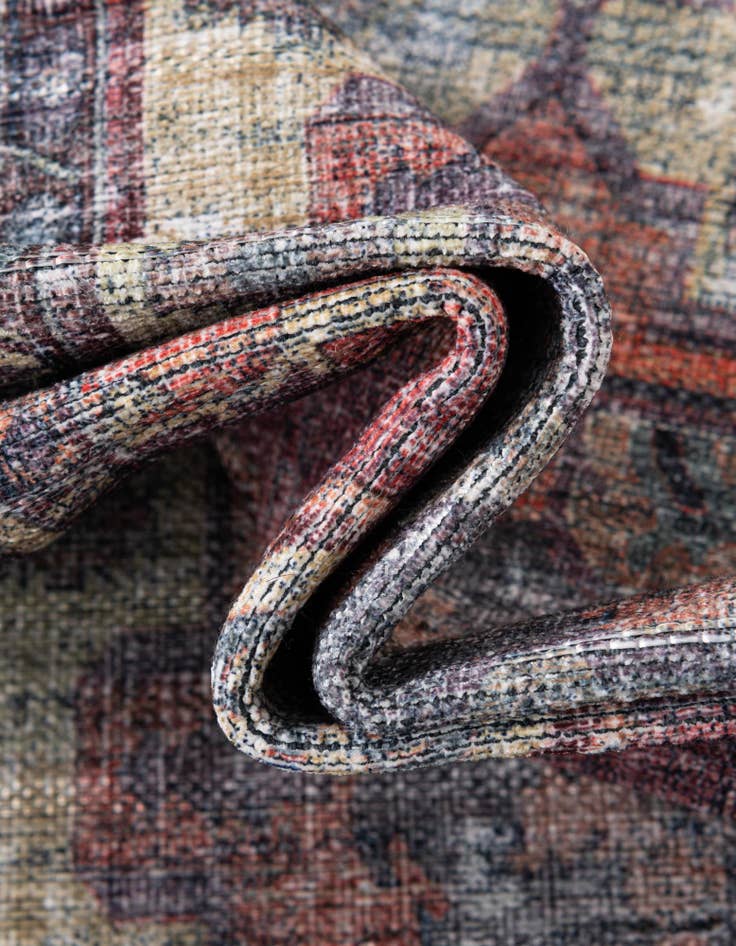 Detail image of  10' 6 x 10' 6  Washable Maahru Square Rug