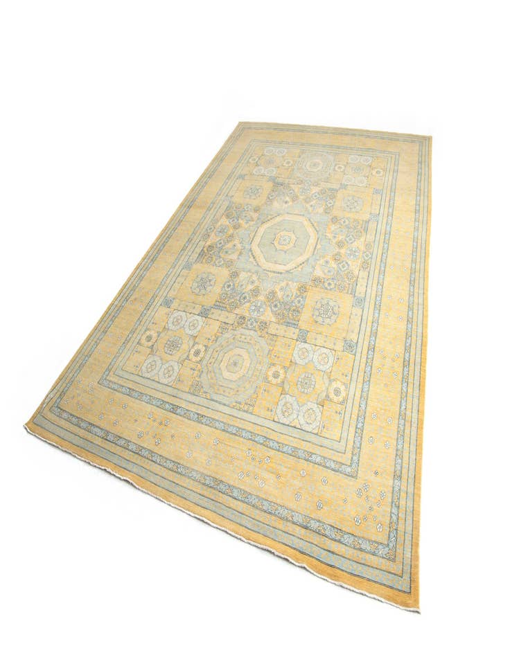 Detail image of  8' 9 x 12' 7  Hand Knotted Amina Rug