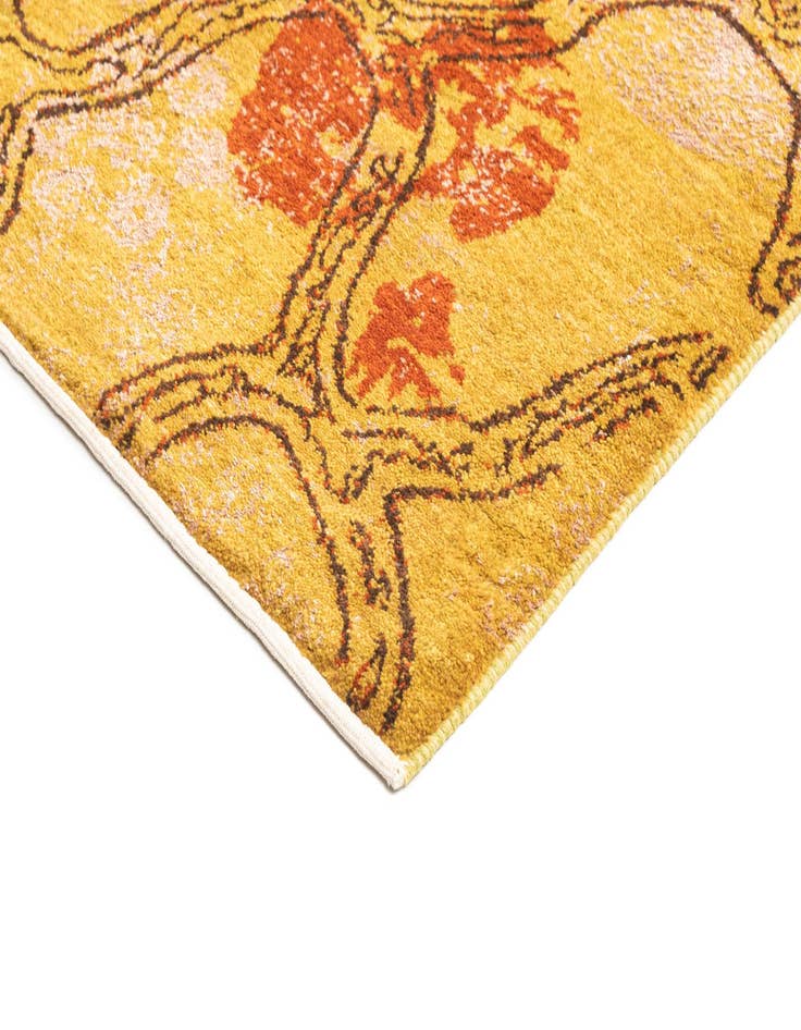 Detail image of  6' 10 x 9' 9  Hand Knotted Anar Rug