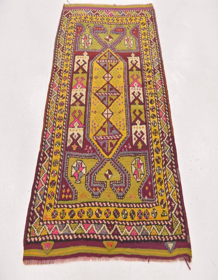 Detail image of  2' 10 x 4' 5  Hand Knotted Anatolian Wool Rug