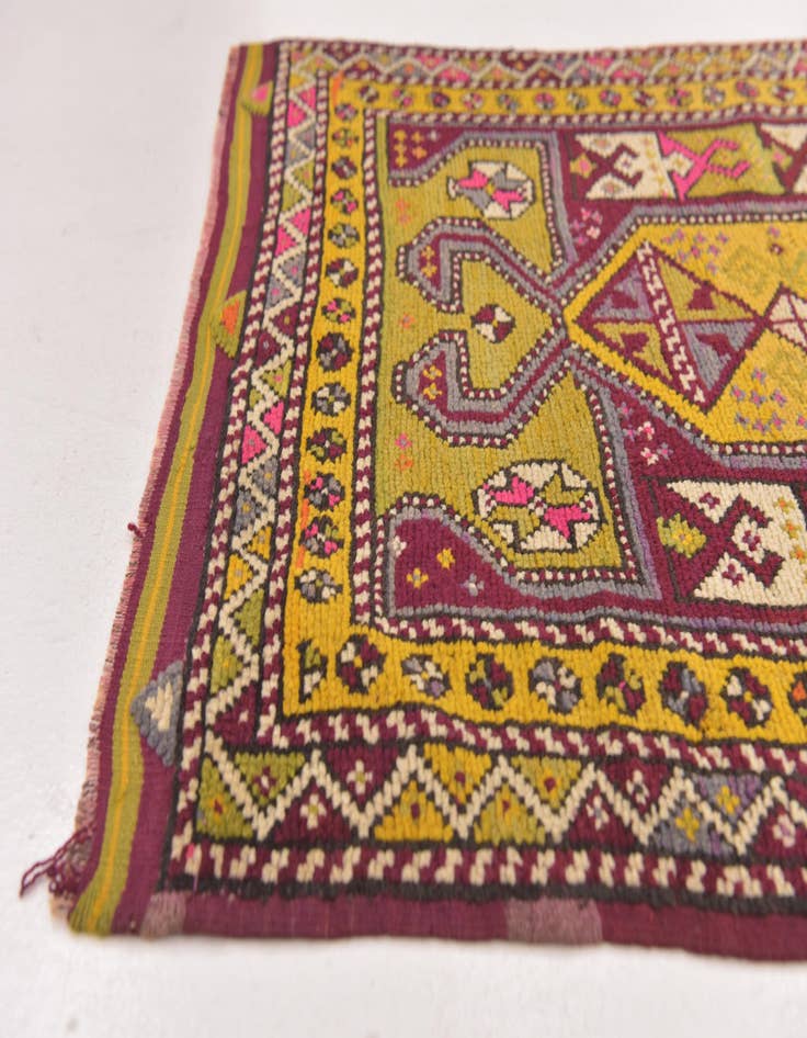 Detail image of  2' 10 x 4' 5  Hand Knotted Anatolian Wool Rug