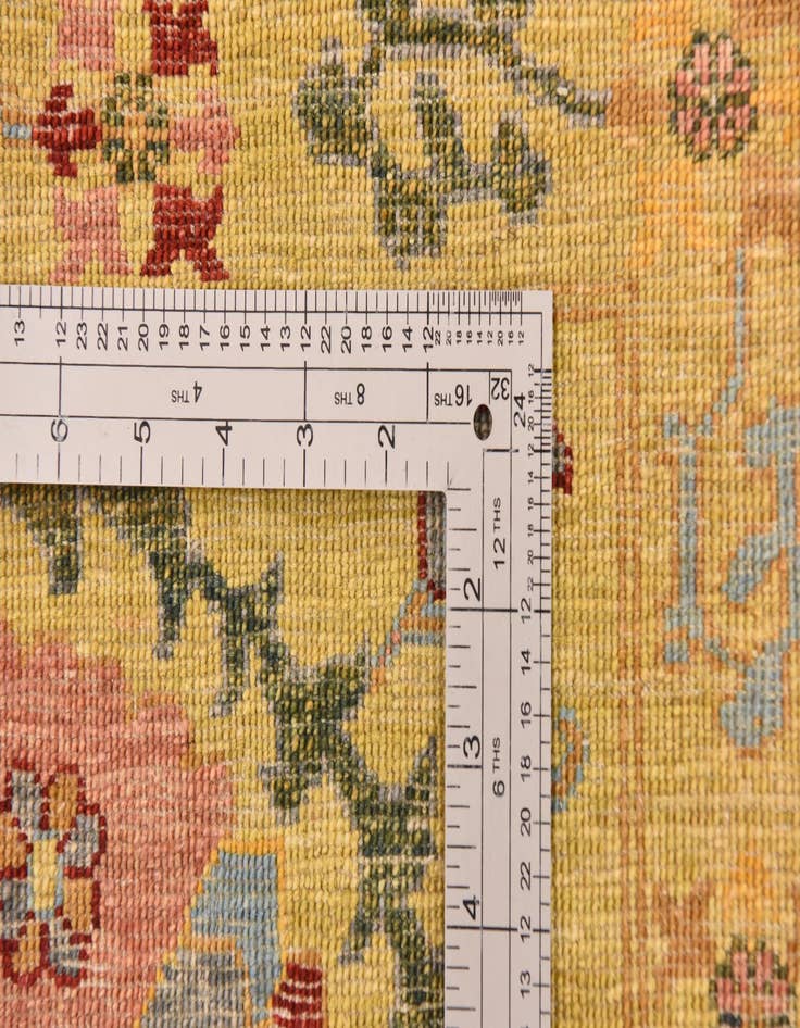 Detail image of  6' 8 x 9' 11  Hand Knotted Ariana Ziegler Oriental Rug