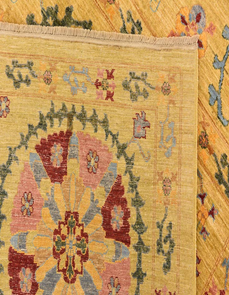 Detail image of  6' 8 x 9' 11  Hand Knotted Ariana Ziegler Oriental Rug