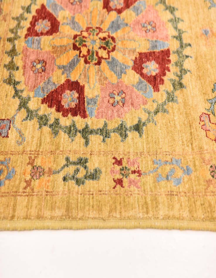 Detail image of  6' 8 x 9' 11  Hand Knotted Ariana Ziegler Oriental Rug