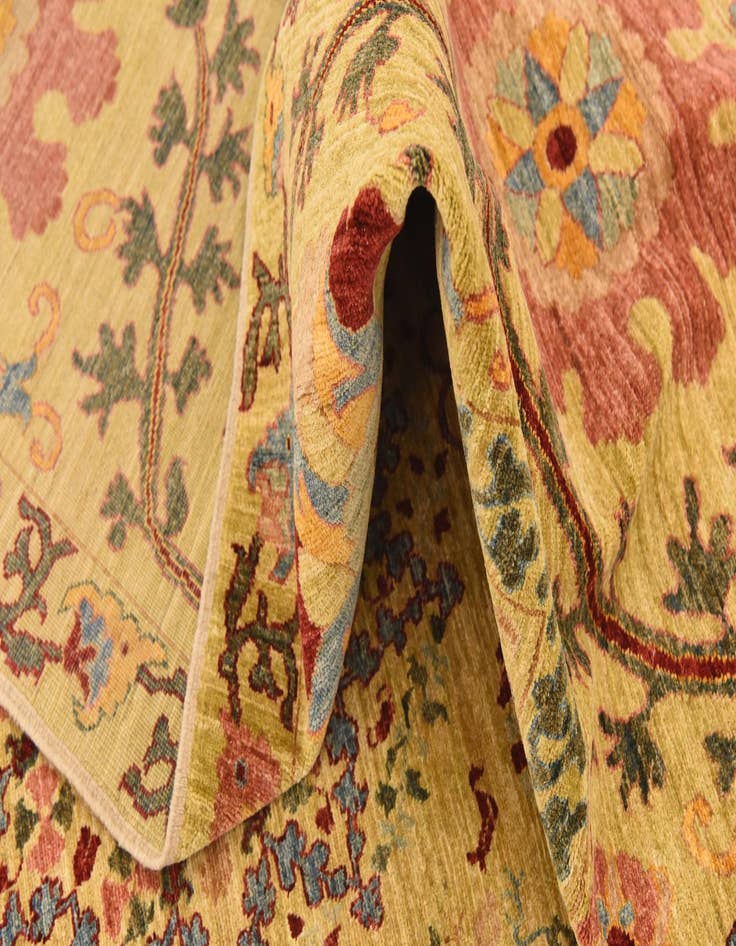 Detail image of  6' 9 x 10' 4  Hand Knotted Ariana Ziegler Oriental Rug
