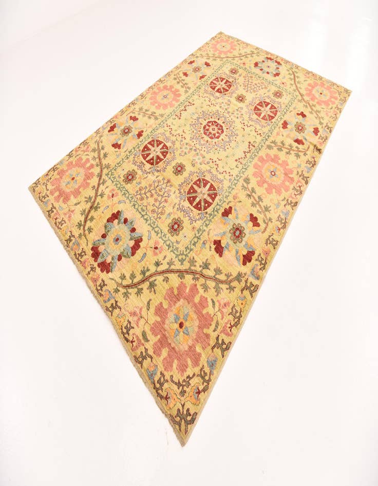 Detail image of  6' 9 x 10' 4  Hand Knotted Ariana Ziegler Oriental Rug