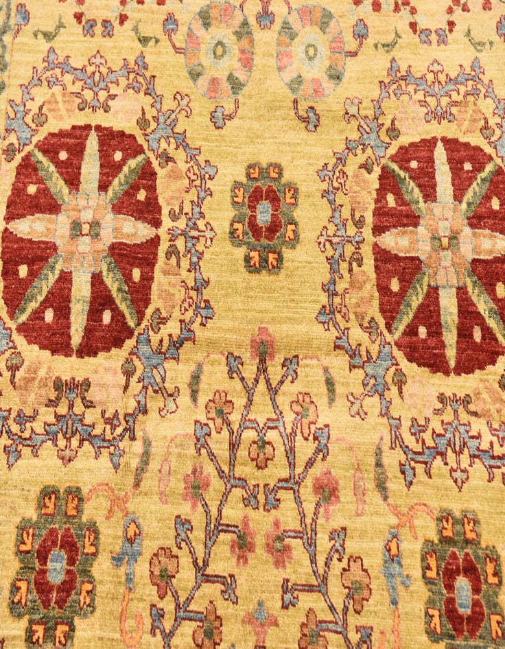 Detail image of  6' 9 x 10' 4  Hand Knotted Ariana Ziegler Oriental Rug