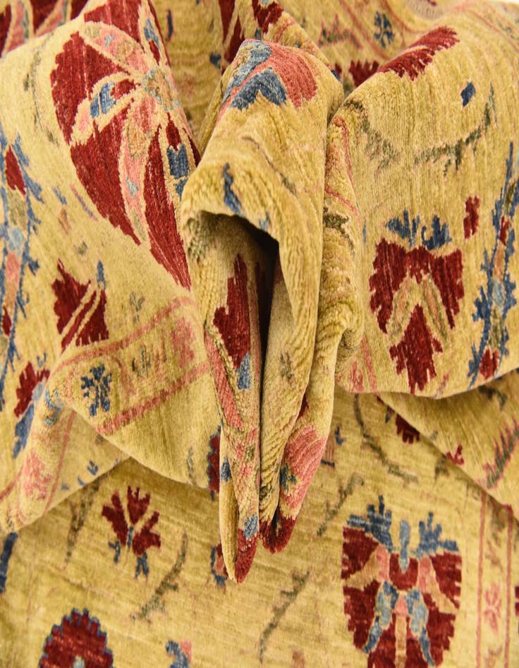 Detail image of  6' x 7' 9  Hand Knotted Ariana Ziegler Oriental Rug