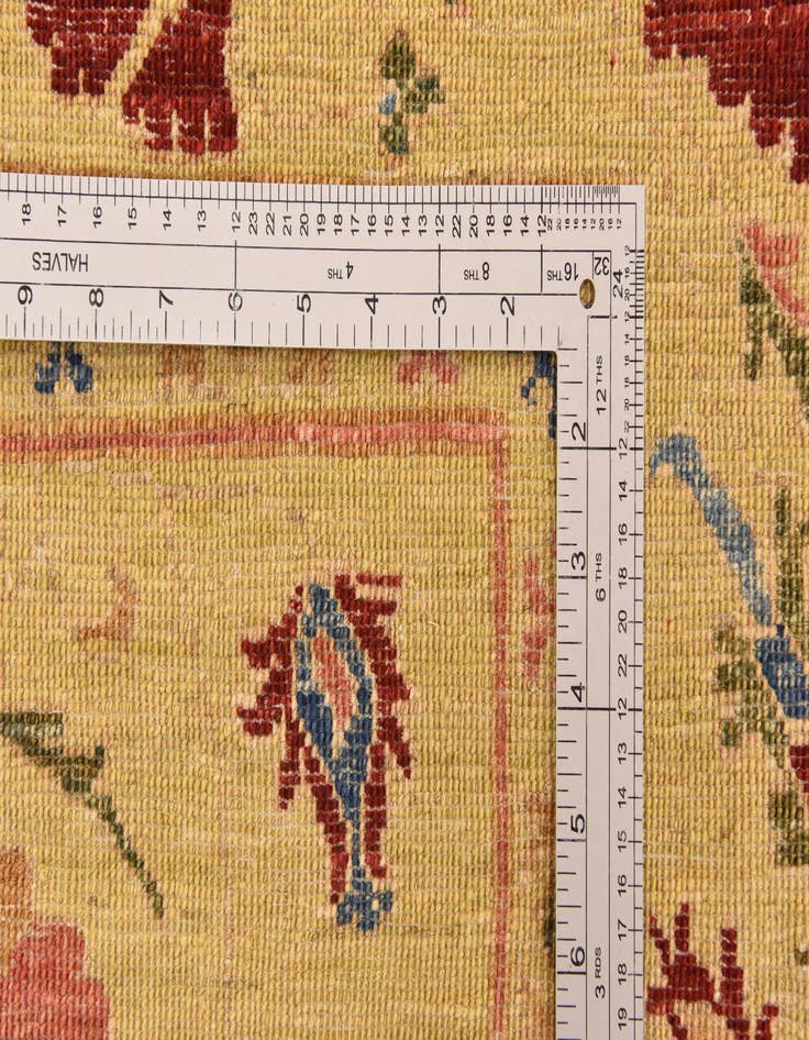 Detail image of  6' x 7' 9  Hand Knotted Ariana Ziegler Oriental Rug