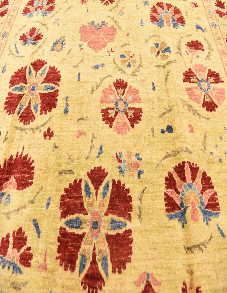 Detail image of  6' x 7' 9  Hand Knotted Ariana Ziegler Oriental Rug