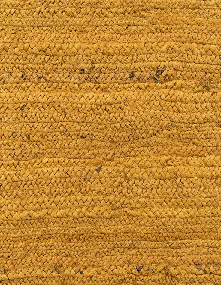 Detail image of  6' x 8'  Hand Braided Jute Rug
